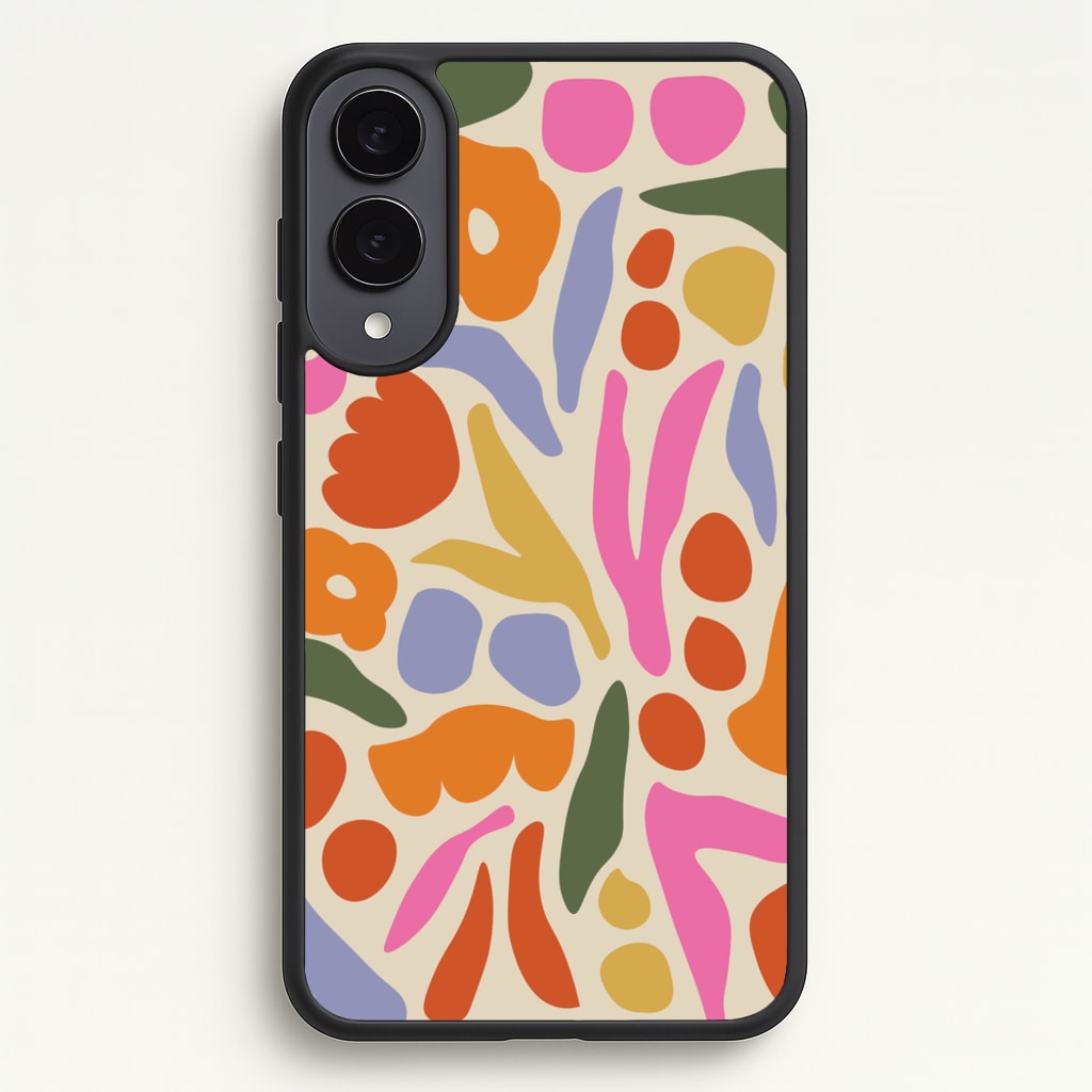 Abstract Floral Pattern - Floral  - Floral Phone Case for Galaxy S25 Edge