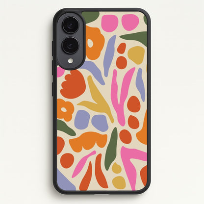 Abstract Floral Pattern - Floral  - Floral Phone Case for Galaxy S25 Edge