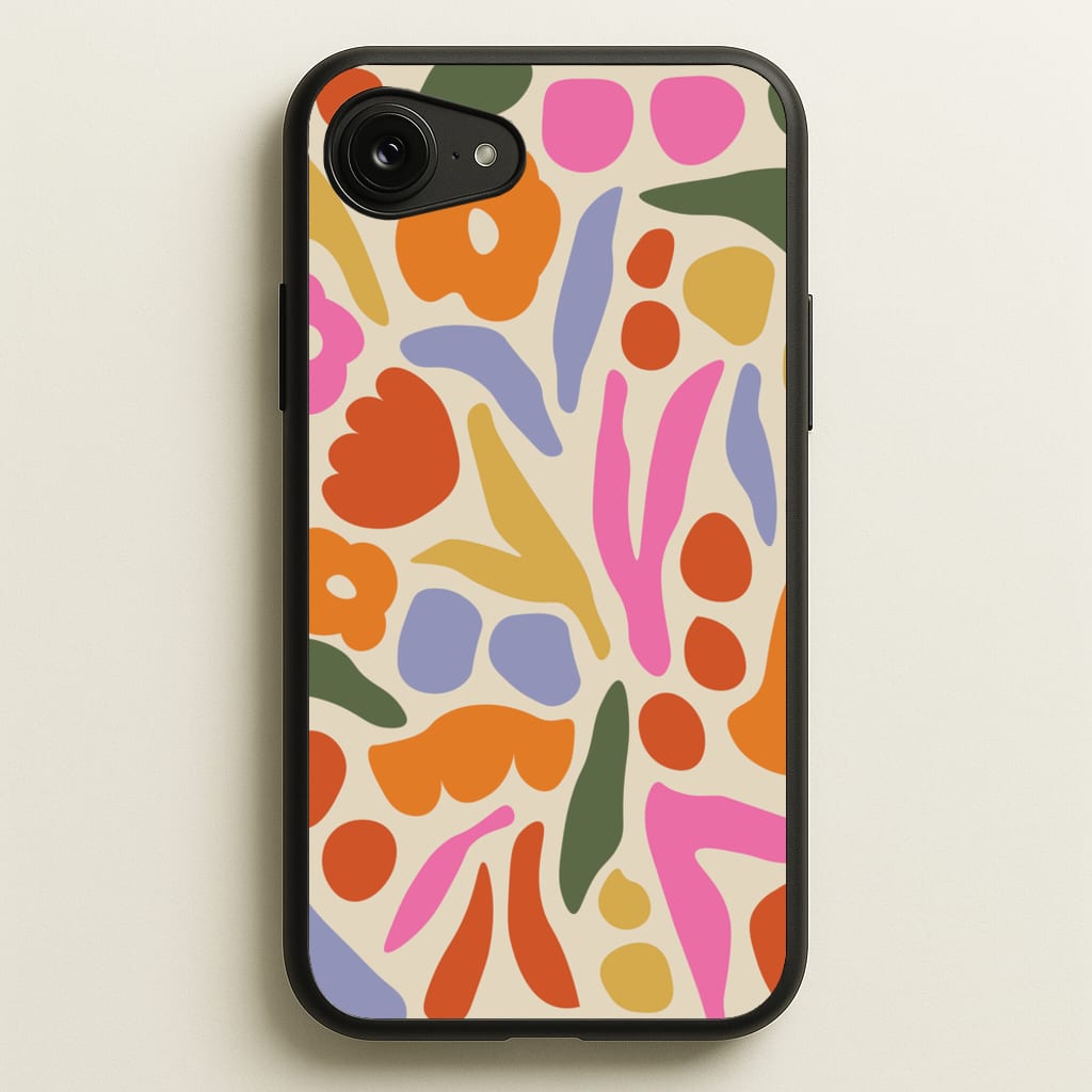 Abstract Floral Pattern - Floral  - Floral Phone Case for iPhone 16e