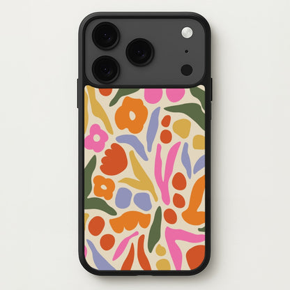 Abstract Floral Pattern - Floral Phone Case for iPhone 17 Pro