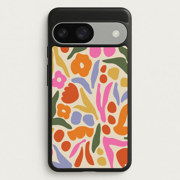 Abstract Floral Pattern - Floral  - Floral Phone Case for Google Pixel 9 / 9 Pro