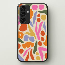 Abstract Floral Pattern - Floral  - Floral Phone Case for Galaxy A35