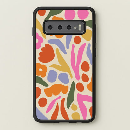 Abstract Floral Pattern - Floral  - Floral Phone Case for Galaxy S10