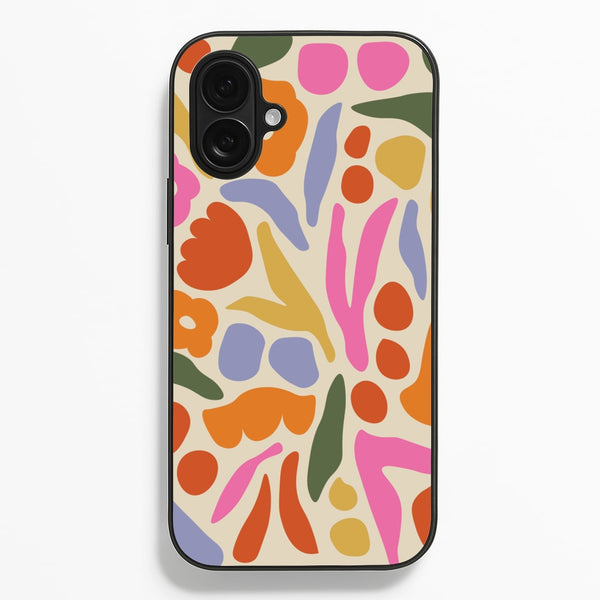 Abstract Floral Pattern - Floral  - Floral Phone Case for iPhone 16 Plus