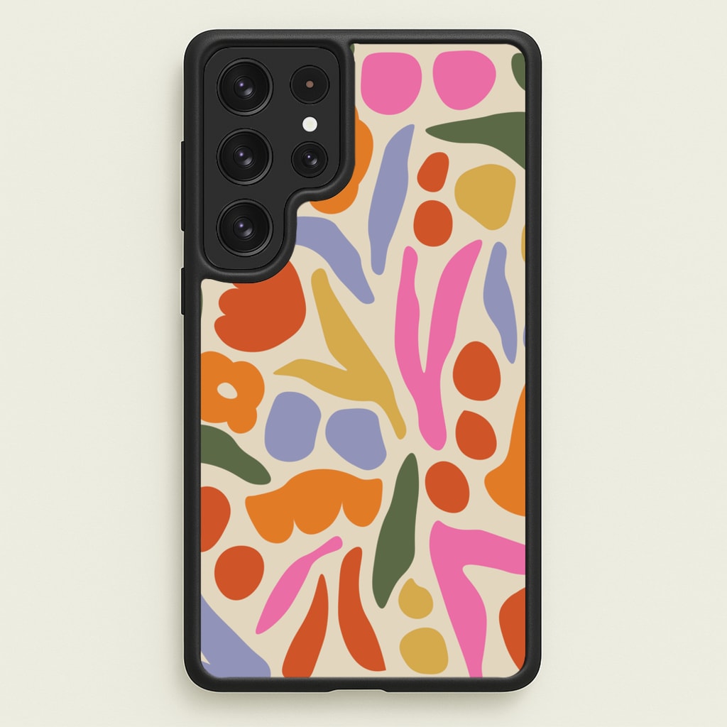 Abstract Floral Pattern - Floral  - Floral Phone Case for Galaxy S23 Ultra