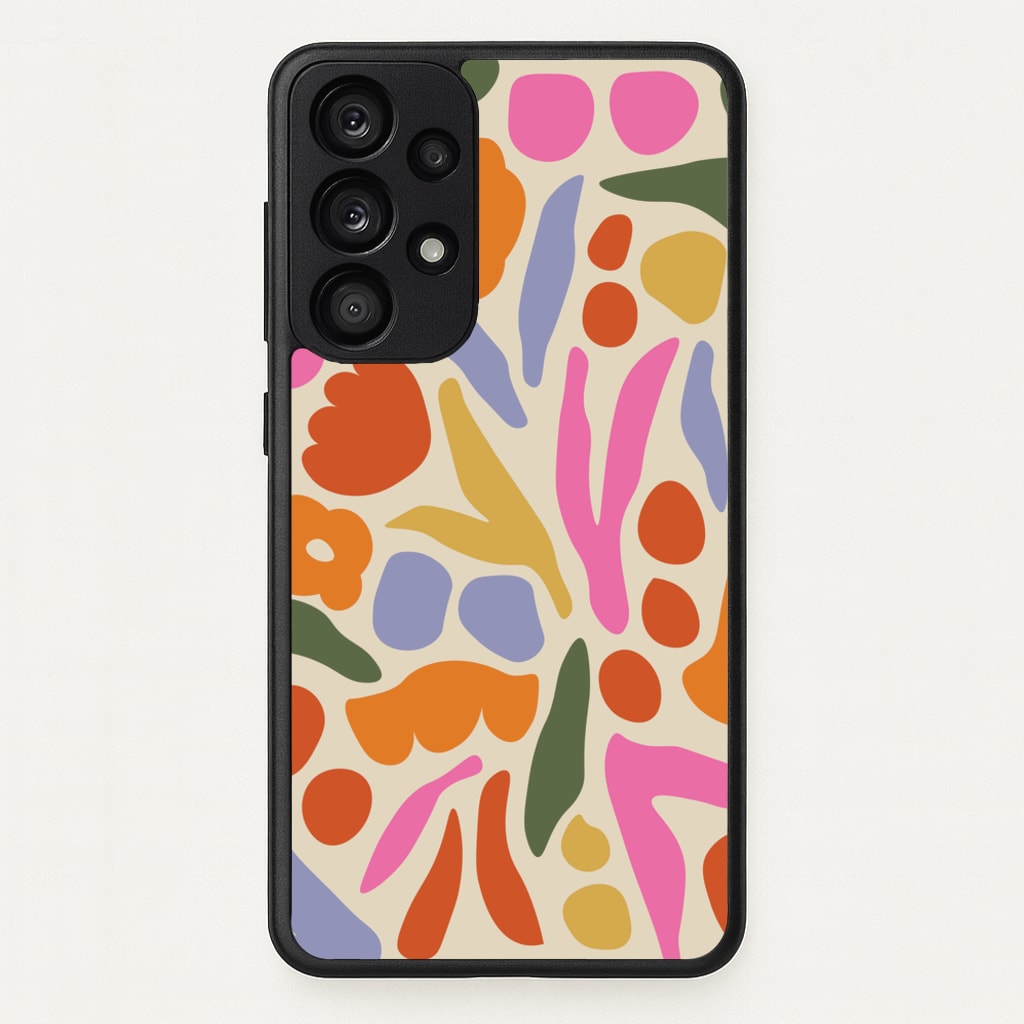 Abstract Floral Pattern - Floral  - Floral Phone Case for Galaxy A53