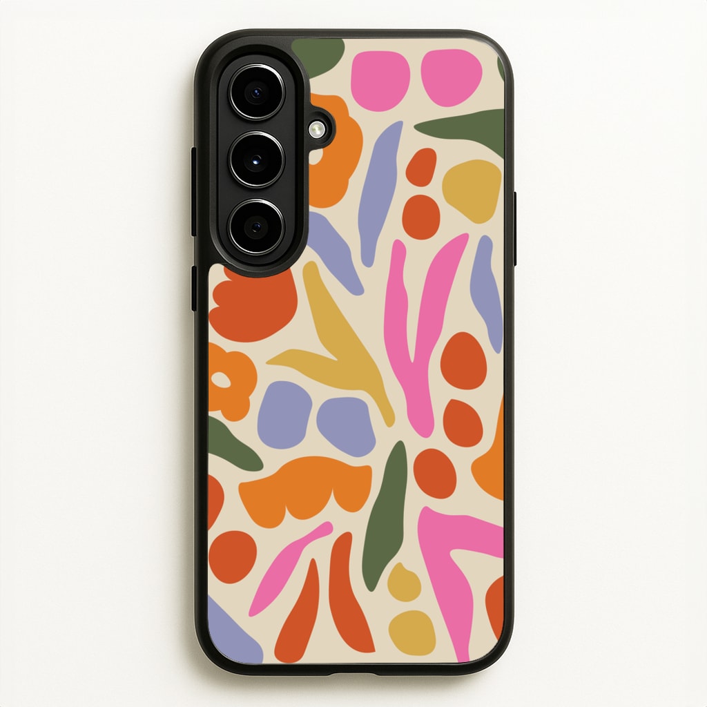 Abstract Floral Pattern - Floral  - Floral Phone Case for Galaxy A56