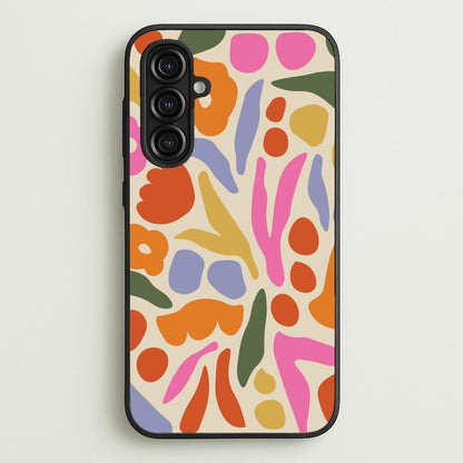 Abstract Floral Pattern - Floral  - Floral Phone Case for Galaxy A16