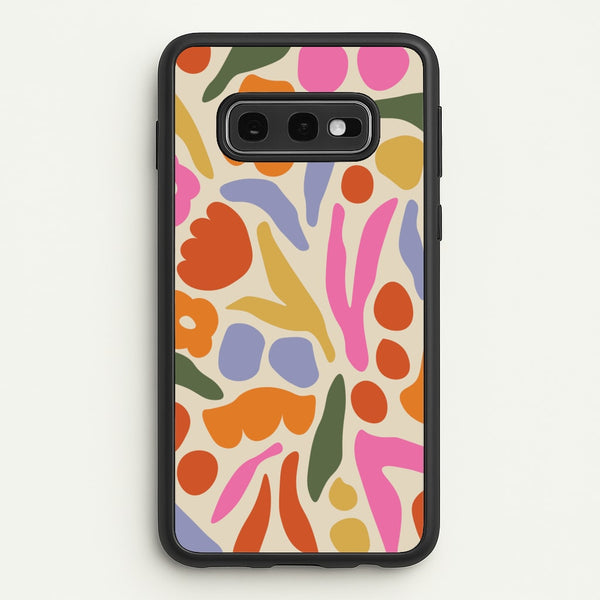 Abstract Floral Pattern - Floral  - Floral Phone Case for Galaxy S10e
