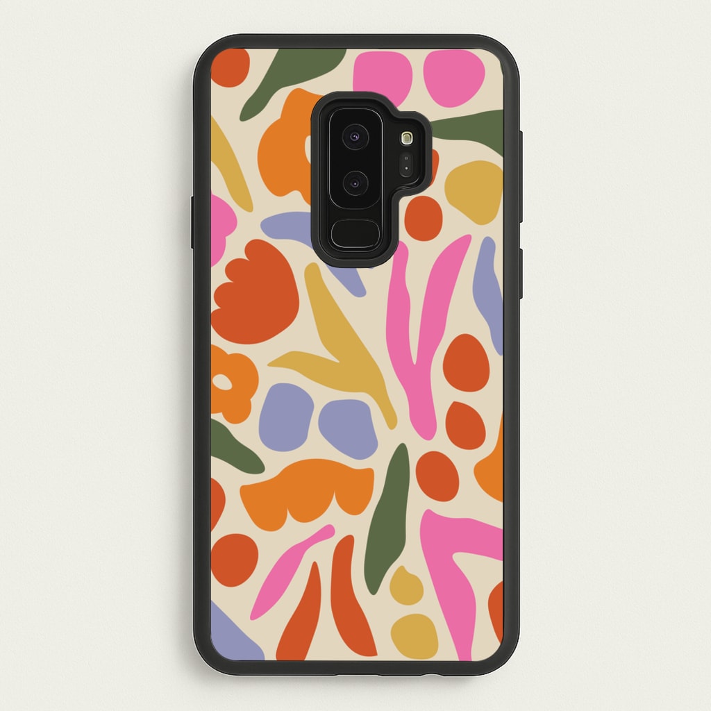 Abstract Floral Pattern - Floral  - Floral Phone Case for Galaxy S9 Plus