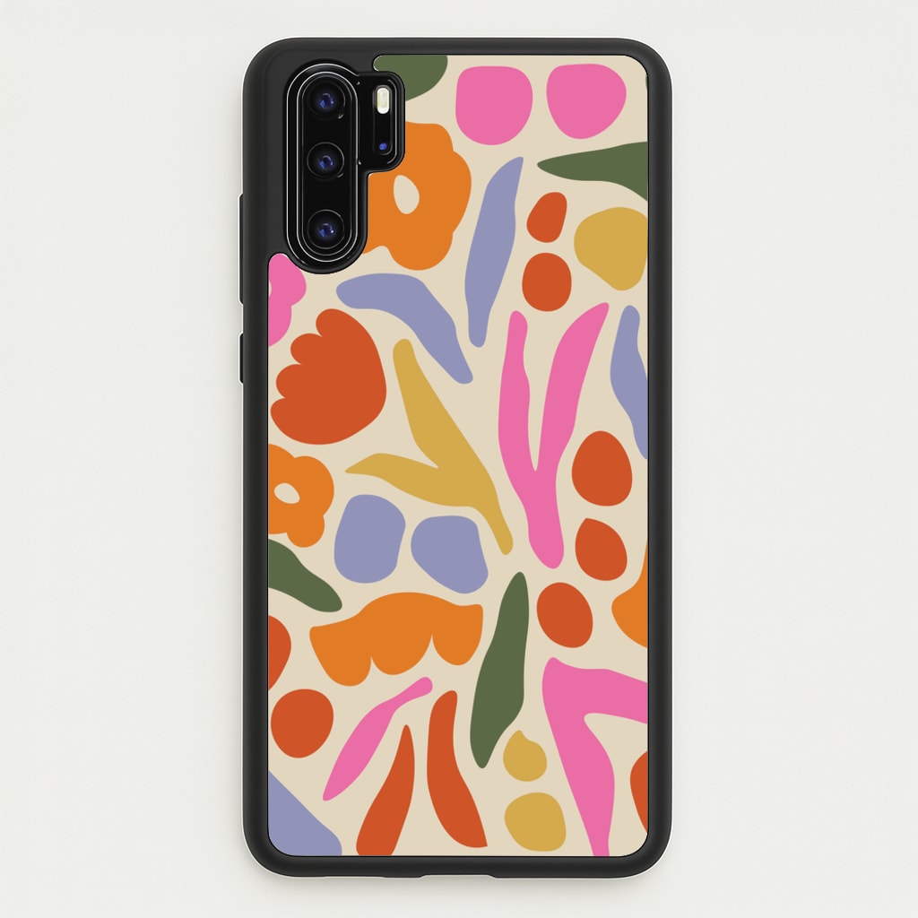 Abstract Floral Pattern - Floral  - Floral Phone Case for Huawei P30 Pro
