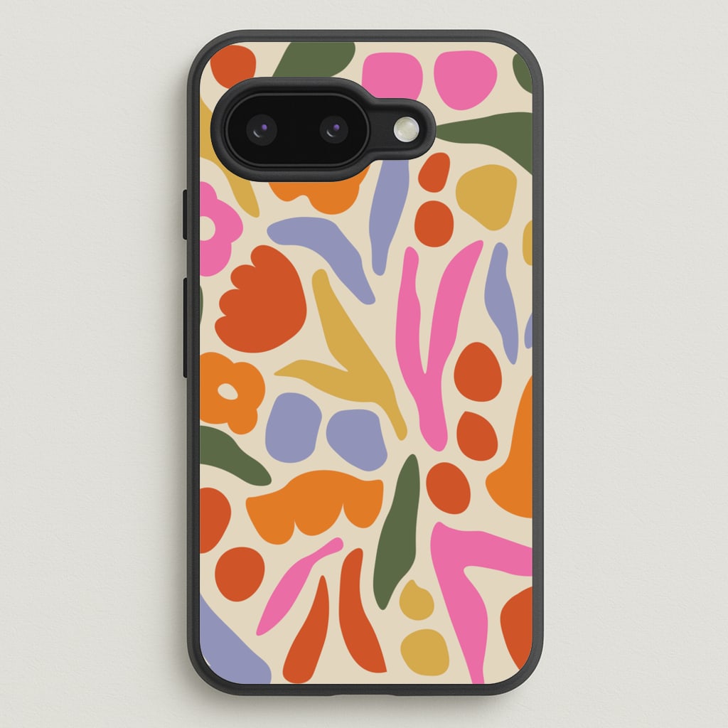Abstract Floral Pattern - Floral  - Floral Phone Case for Google Pixel 9a