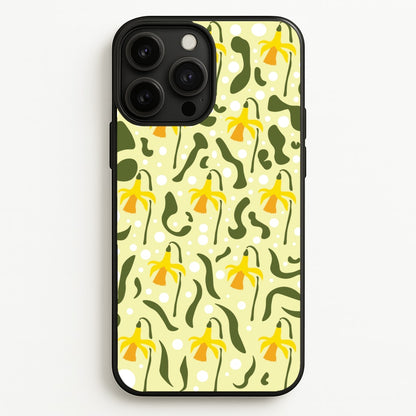 Daffodil Pattern - Floral  - Floral Phone Case for iPhone 13 Pro Max