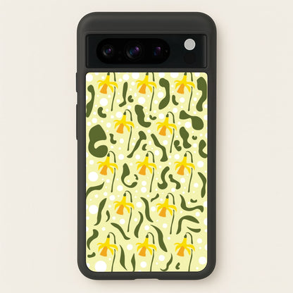Daffodil Pattern - Floral  - Floral Phone Case for Google Pixel 8 Pro