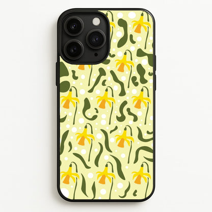 Daffodil Pattern - Floral  - Floral Phone Case for iPhone 11 Pro