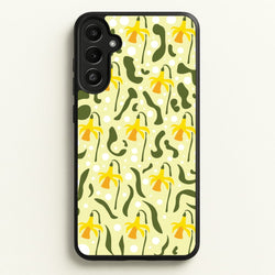 Daffodil Pattern - Floral  - Floral Phone Case for Galaxy A34