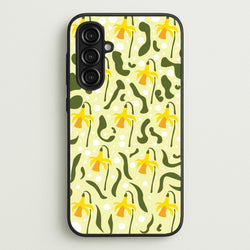 Daffodil Pattern - Floral  - Floral Phone Case for Galaxy A16