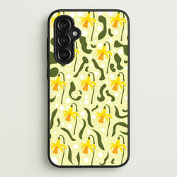 Daffodil Pattern - Floral  - Floral Phone Case for Galaxy A14