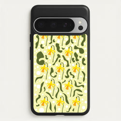 Daffodil Pattern - Floral  - Floral Phone Case for Google Pixel 9 Pro XL