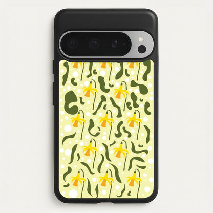 Daffodil Pattern - Floral  - Floral Phone Case for Google Pixel 9 Pro XL
