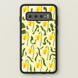 Daffodil Pattern - Floral  - Floral Phone Case for Galaxy S10