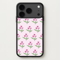 Pink Pattern - Floral Phone Case for iPhone 17 Pro