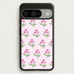 Pink Pattern - Floral Phone Case for Google Pixel 10 / 10 Pro