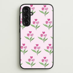 Pink Pattern - Floral  - Floral Phone Case for Galaxy A16