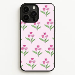 Pink Pattern - Floral  - Floral Phone Case for iPhone 13 Pro Max