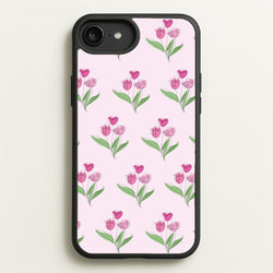 Pink Pattern - Floral  - Floral Phone Case for iPhone 6 Plus / 7 Plus / 8 Plus