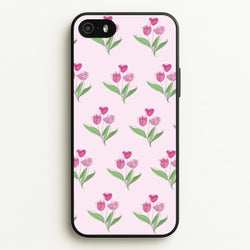 Pink Pattern - Floral  - Floral Phone Case for iPhone 5 / 5s / SE 2016