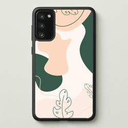 Abstract Leafs - Floral  - Floral Phone Case for Galaxy A41