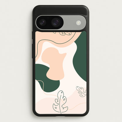 Abstract Leafs - Floral  - Floral Phone Case for Google Pixel 9 / 9 Pro
