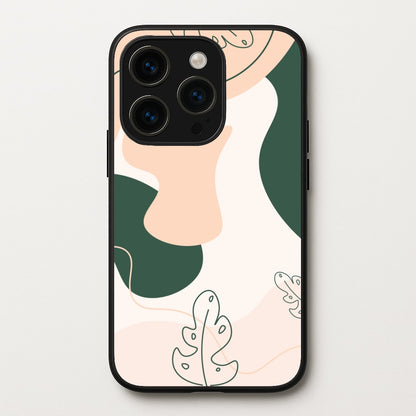 Abstract Leafs - Floral  - Floral Phone Case for iPhone 14 Pro
