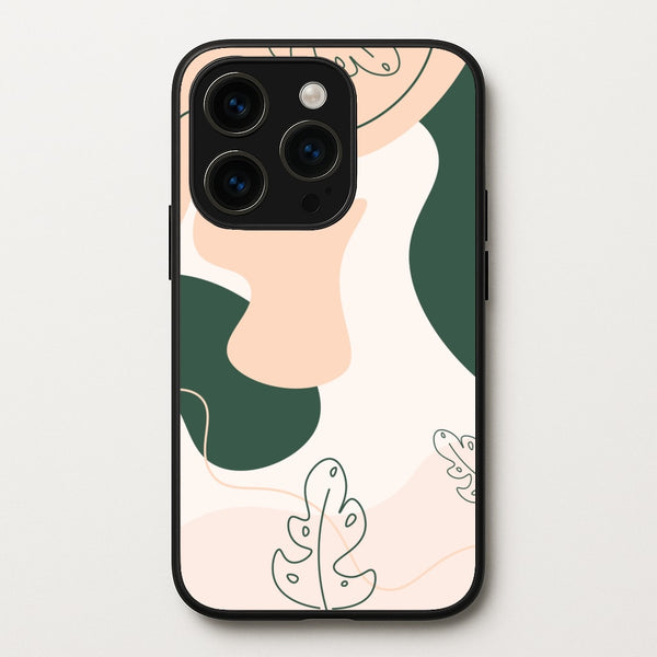 Abstract Leafs - Floral  - Floral Phone Case for iPhone 14 Pro