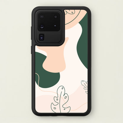 Abstract Leafs - Floral  - Floral Phone Case for Galaxy S20 Ultra