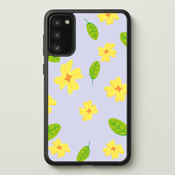 Yellow And Green Pattern - Floral  - Floral Phone Case for Galaxy A41