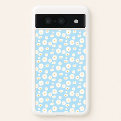 Blue Daisies - Floral  - Floral Phone Case for Google Pixel 8