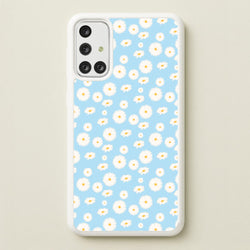 Blue Daisies - Floral  - Floral Phone Case for Galaxy A71