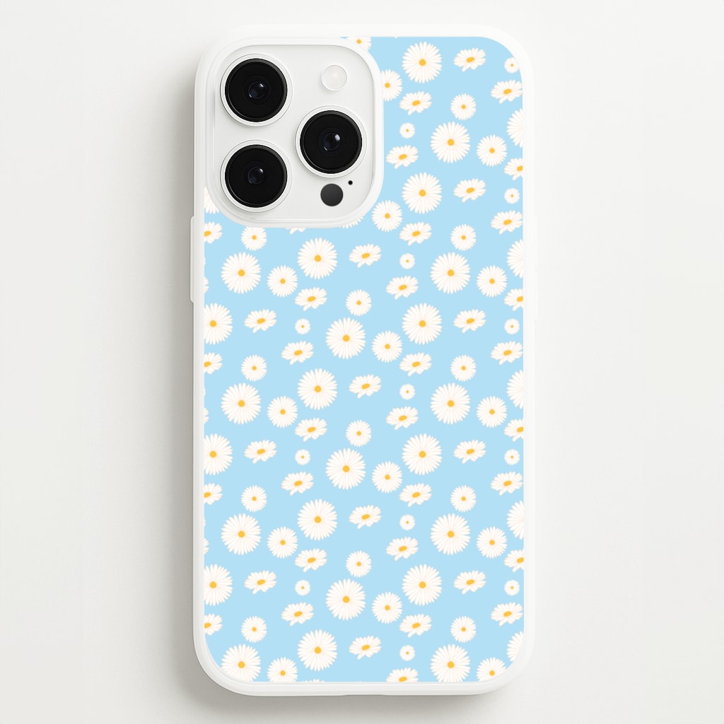 Blue Daisies - Floral  - Floral Phone Case for iPhone 13 Pro Max