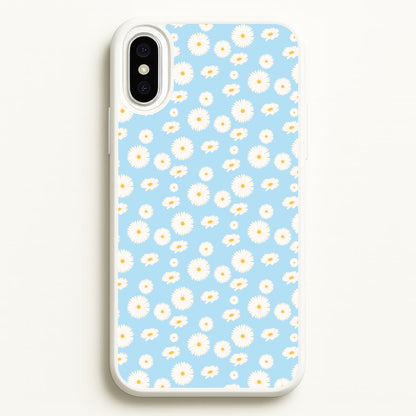 Blue Daisies - Floral  - Floral Phone Case for iPhone XS Max
