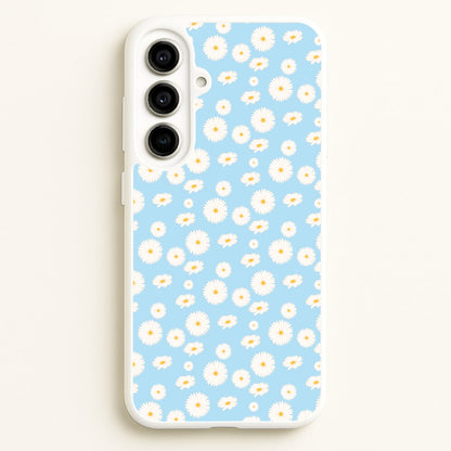 Blue Daisies - Floral  - Floral Phone Case for Galaxy A56