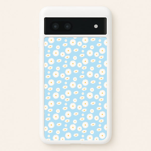 Blue Daisies - Floral  - Floral Phone Case for Google Pixel 7a