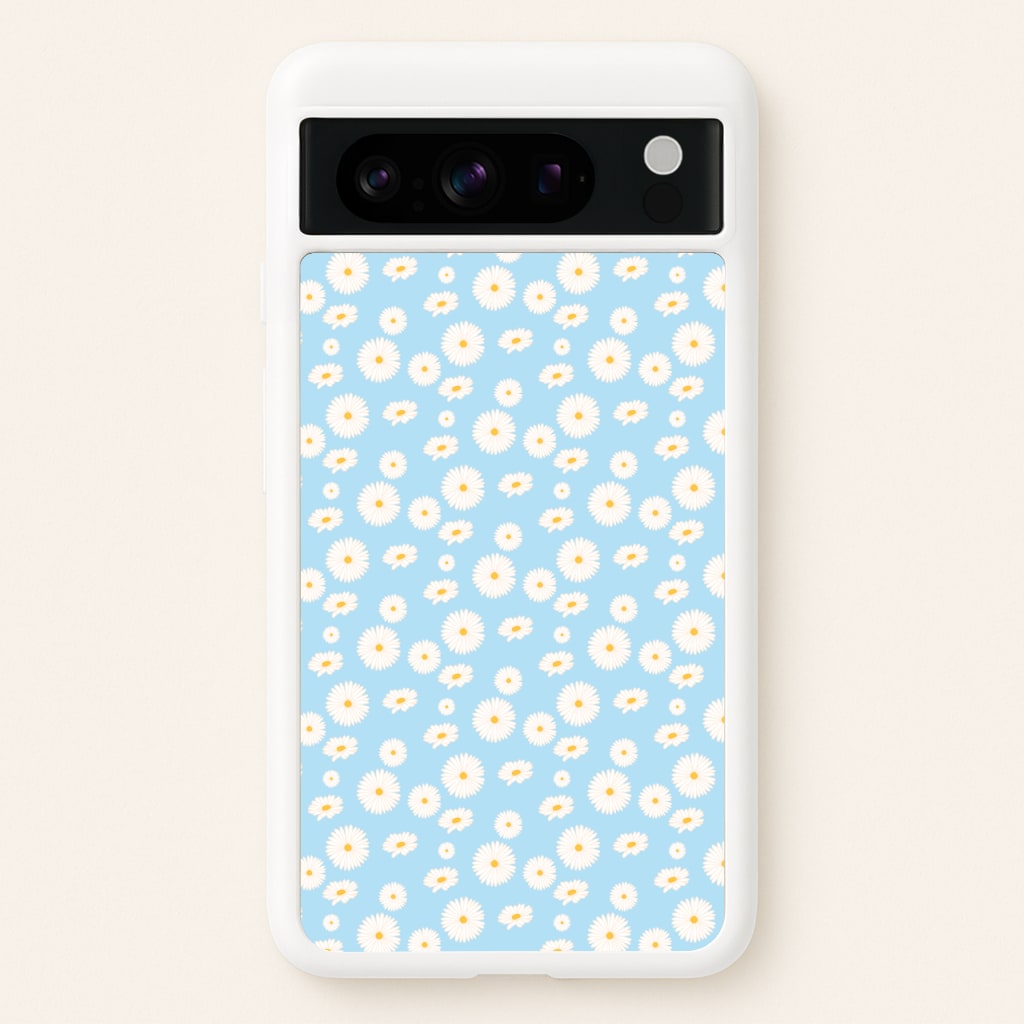 Blue Daisies - Floral  - Floral Phone Case for Google Pixel 8 Pro