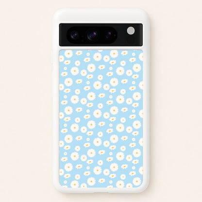 Blue Daisies - Floral  - Floral Phone Case for Google Pixel 8 Pro