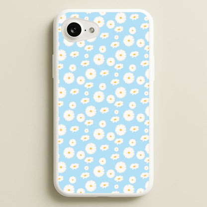 Blue Daisies - Floral  - Floral Phone Case for iPhone 16e