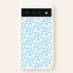 Blue Daisies - Floral  - Floral Phone Case for Google Pixel 7 Pro