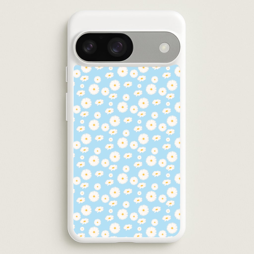 Blue Daisies - Floral  - Floral Phone Case for Google Pixel 9 / 9 Pro