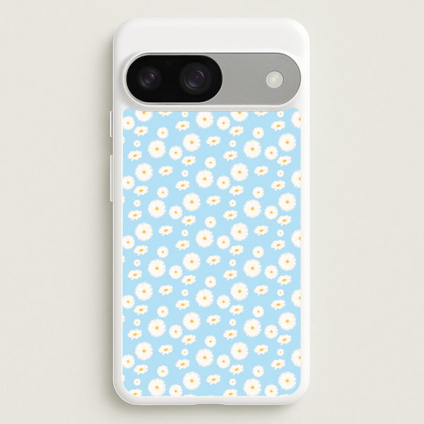 Blue Daisies - Floral  - Floral Phone Case for Google Pixel 9 / 9 Pro