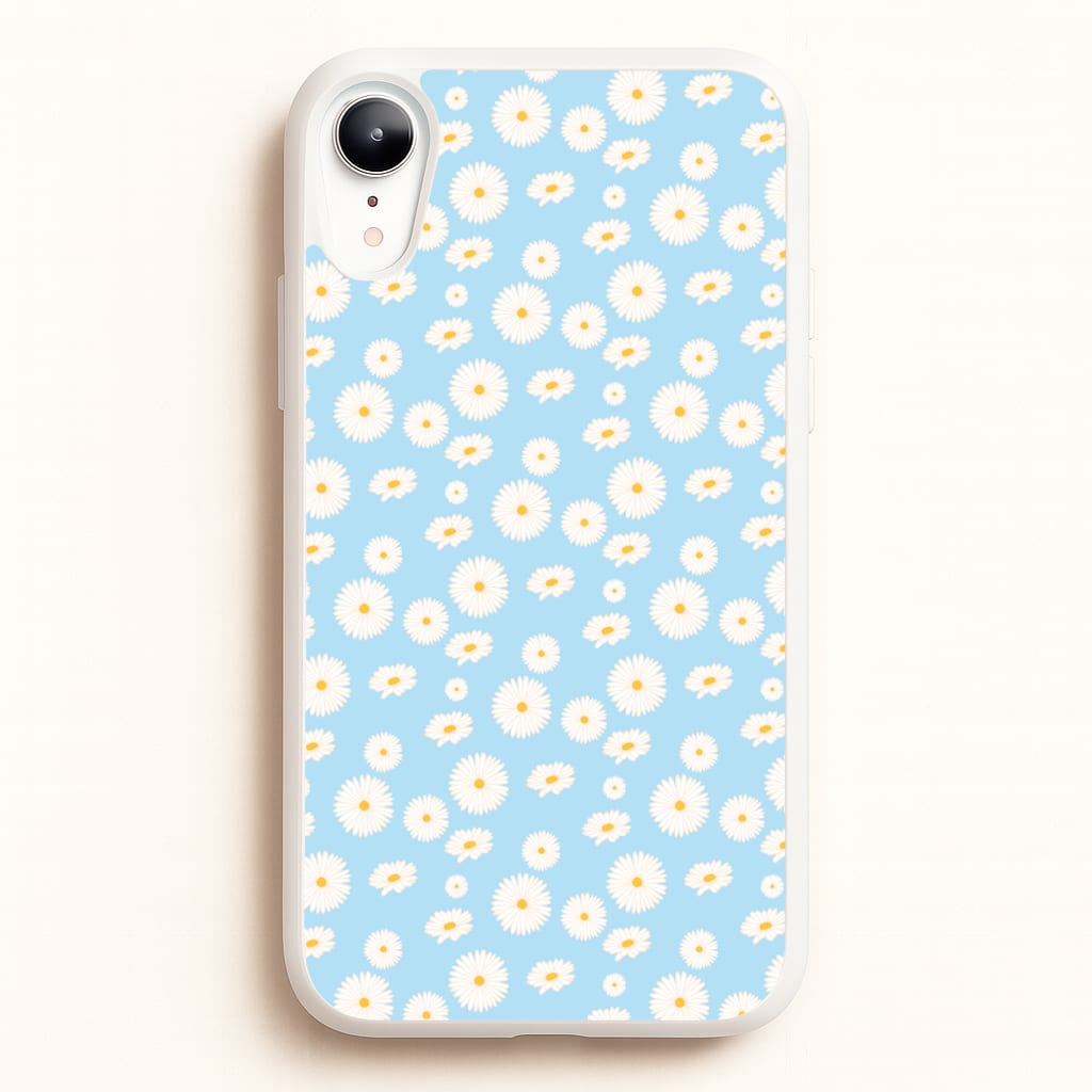 Blue Daisies - Floral  - Floral Phone Case for iPhone XR